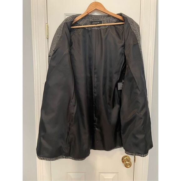 Jones New York Plaid Over Coat Womens Size 1X Wool Blend - Picture 7 of 9